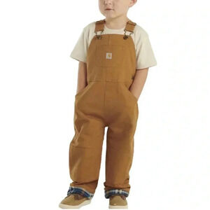 CARHARTT Boys’Canvas Overall flannel lined
